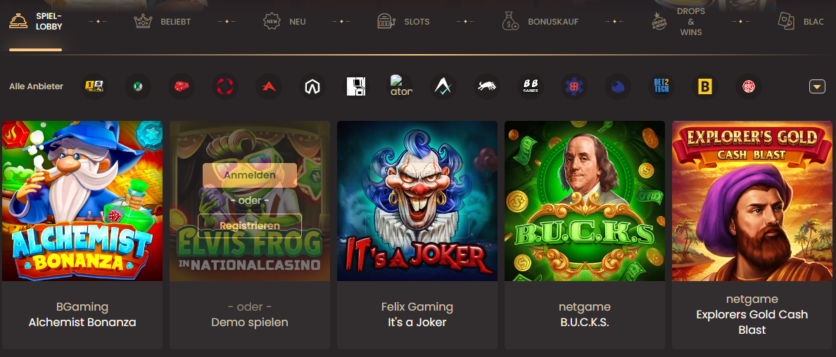 National Casino Deutschland — Login bei NationalCasino DE und ...